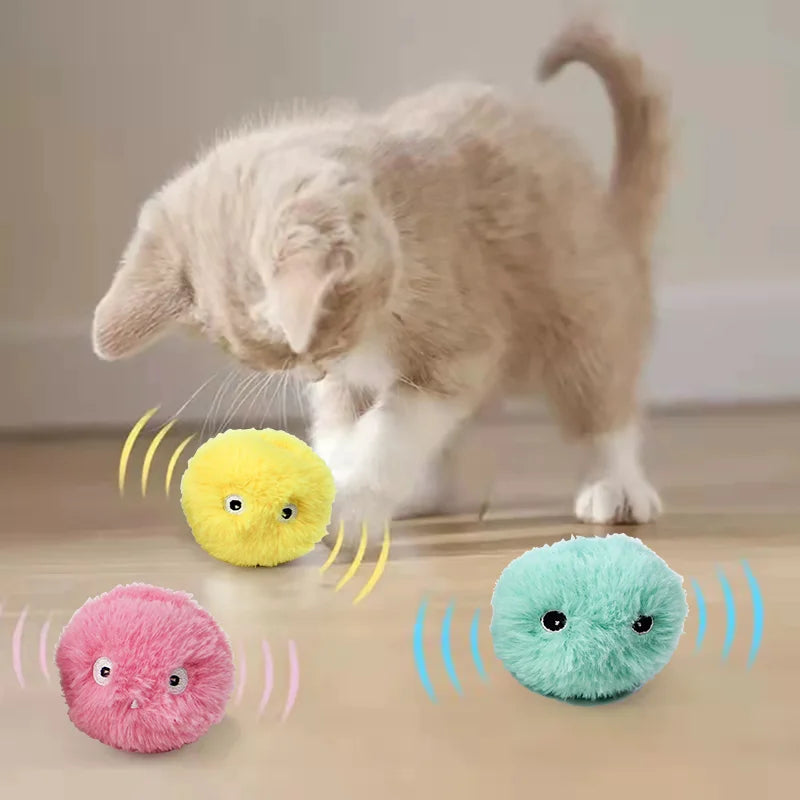 Brinquedos do gato inteligente bola interativa catnip brinquedo
