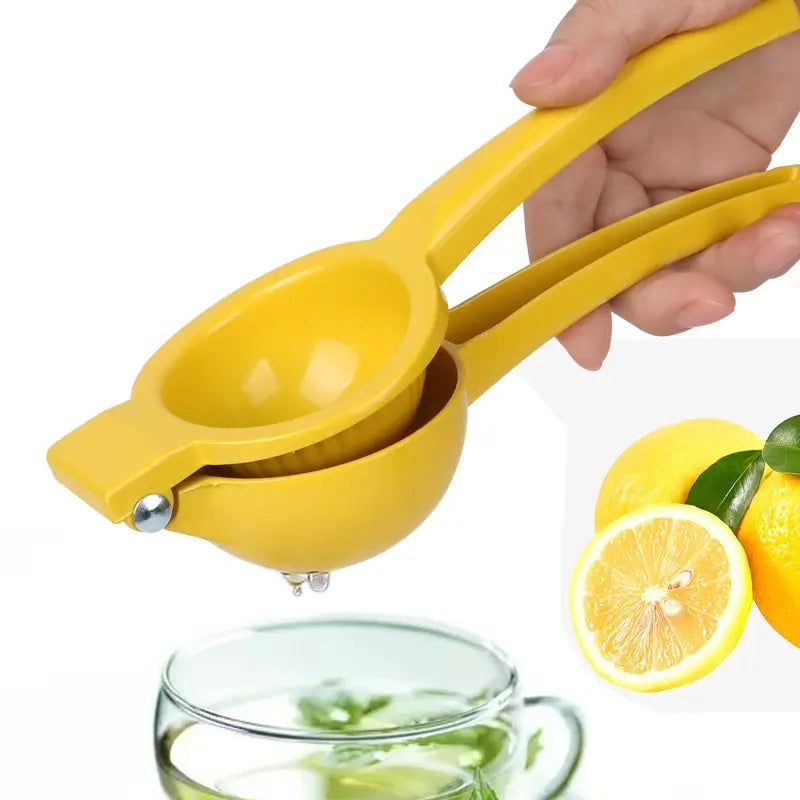 Espremedor manual do limão da liga de alumínio, juicer portátil, ferramentas práticas cozinha, mini misturador