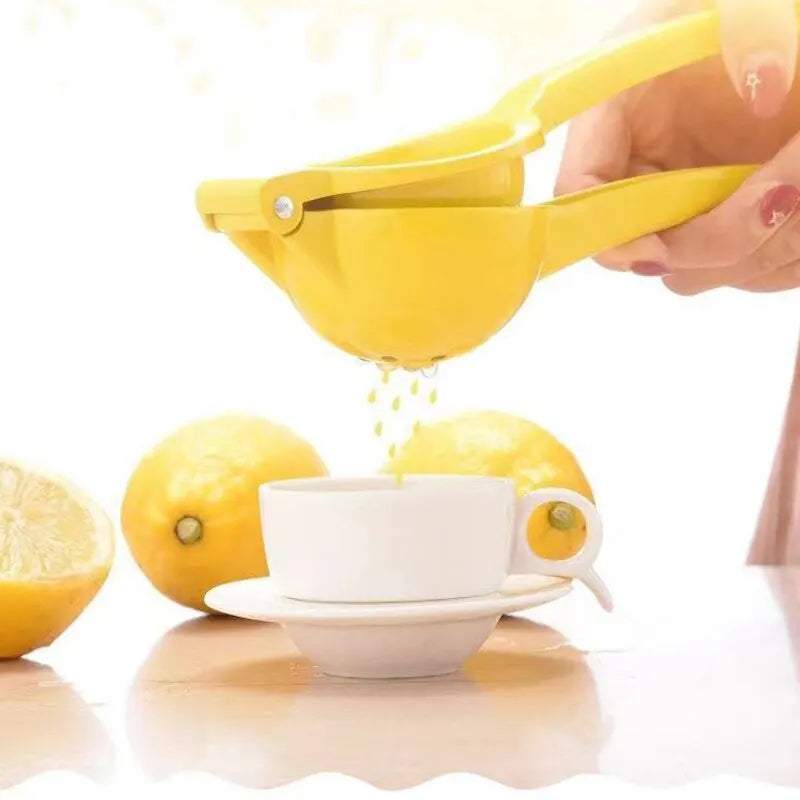 Espremedor manual do limão da liga de alumínio, juicer portátil, ferramentas práticas cozinha, mini misturador