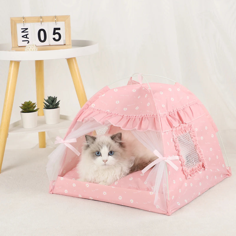 Almofada quente tenda cama para animais de estimação